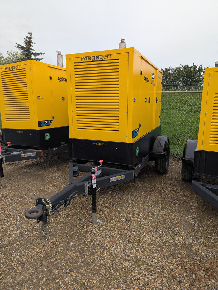 Megagen 75 kW trailer-mounted generators, ADV Energy Rentals for rent from ADV Energy Rentals